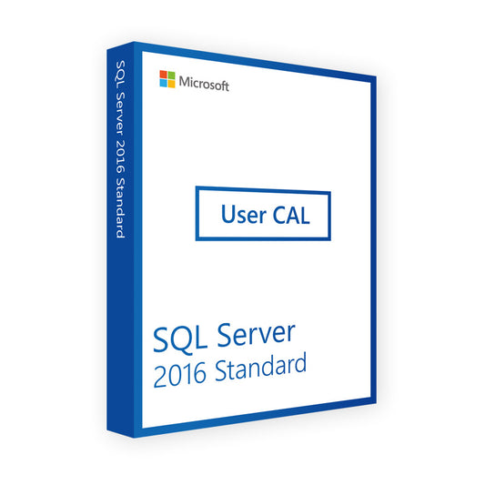 SQL Server 2016 Standard 10 User CAL